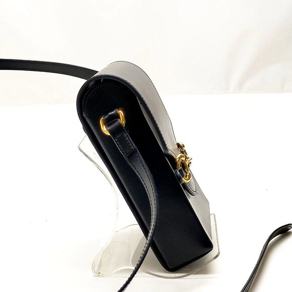 Gucci Black Leather Shoulder Bag mon590-101625 - Picture 4 of 16